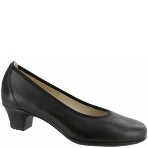 NEW SAS women's milano leather pump heels in black